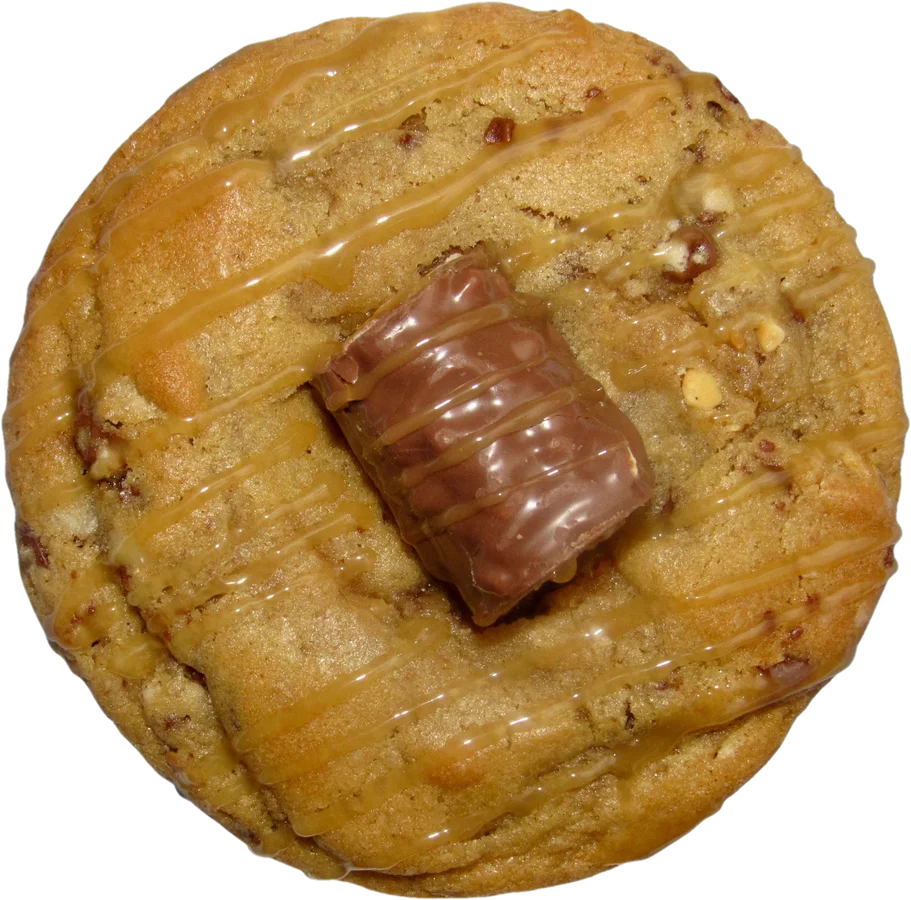 Mr.Big Caramel cookie with caramel drizzle